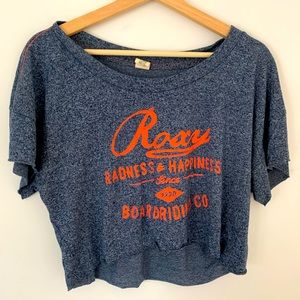 Roxy Blue crop top - 3 for 15